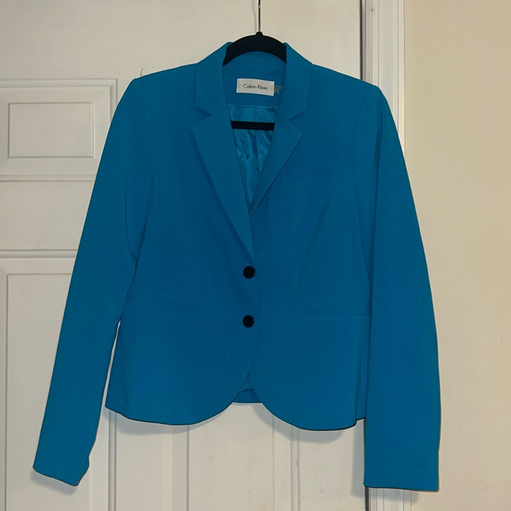 Calvin Klein blazer bright blue